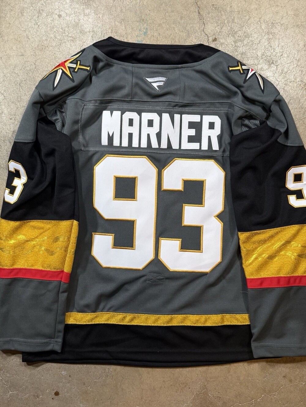 New Fanatics Mitch Marner Vegas Golden Knights Authentic Pro Jersey Mens Sz L